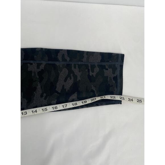 Fabletics Original Powerhold Leggings Pockets Mesh Sides Green Camo Size XL - Picture 9 of 9